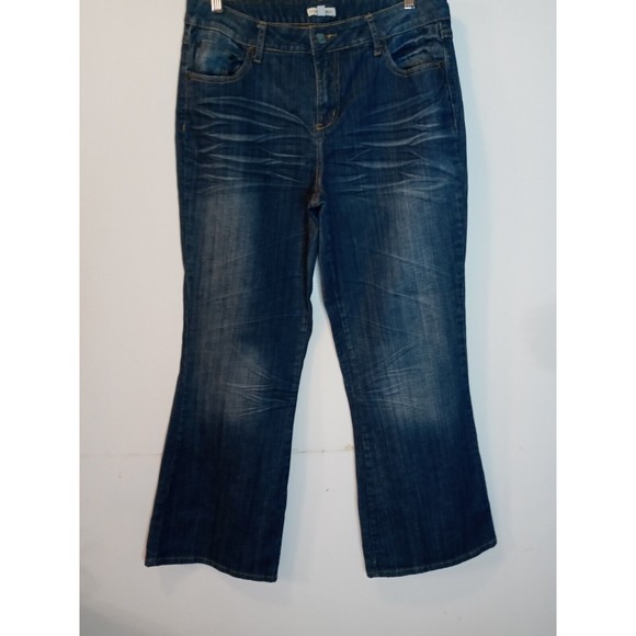 Lucky Brand Womens Medium Dark Wash Sofia Ankle Boot Cut Jeans, Size 8/29 - Picture 5 of 9